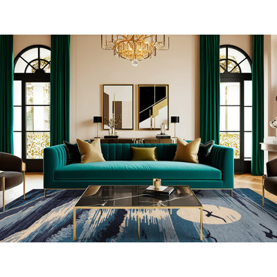  Tapis bord de mer lavable au clair de lune