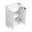 Meuble-lavabo autoportant de 23 po avec lavabo et portes à fermeture douce-1685942815