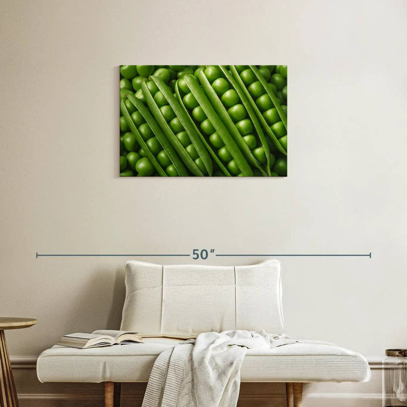 Yarlin Peas, 20" H x 30" W