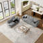 Canapé modulaire en velours Teangela-841588656