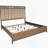 Queen Upholstered and Strap Panel Bed-133421003