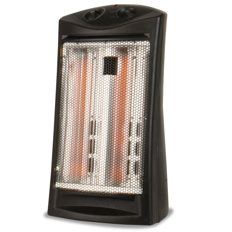 Winter Ready Series Quartz 1500 Watt Electric Infrared Tower Heater with Manual Control