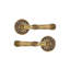 Beehive Lever on Rose Aged Brass