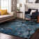 Premium Machine Washable Cerrito AMF558 Blue Rug