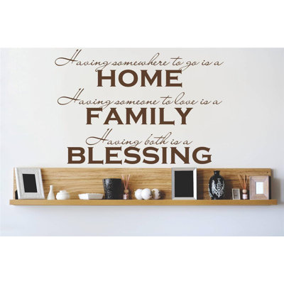 Text & Numbers Wall Decal
