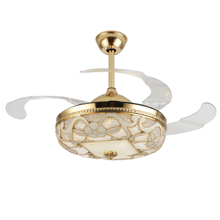 Keivah 42" Ceiling Fan with LED Light and Remote Control