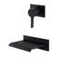 Sumerain 1 Handle Bathroom Waterfall Faucet, High Flow Wall Mount Bathtub Faucet with Waterfall Tub Spout with Rough in Valve-64621787