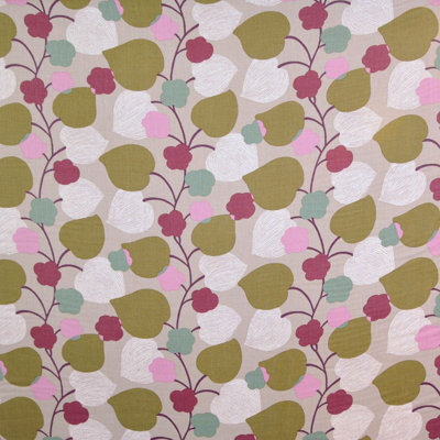 Allure Floral 100% Linen Fabric