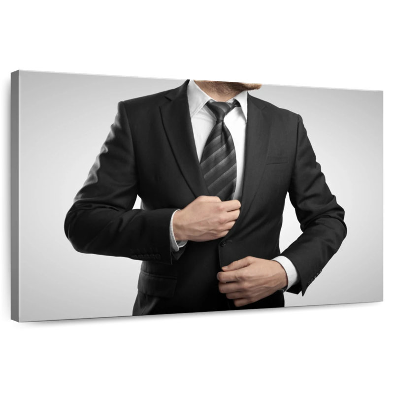 Sh Shoresworth en costume d'affaires, H 20 po x l 30 po
