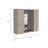 Ellegrini 1-Drawer Medicine Cabinet Light Grey-1461711664