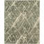 Wool Abstract Area Rug in Gray/Brown-2068604774