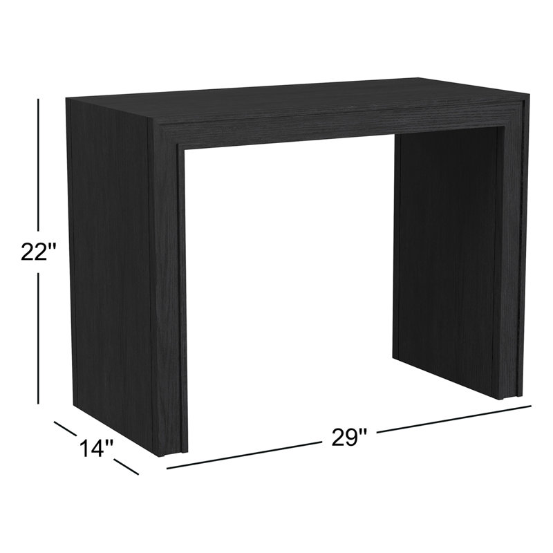 Table de bout 29 po Southampton, Noir
