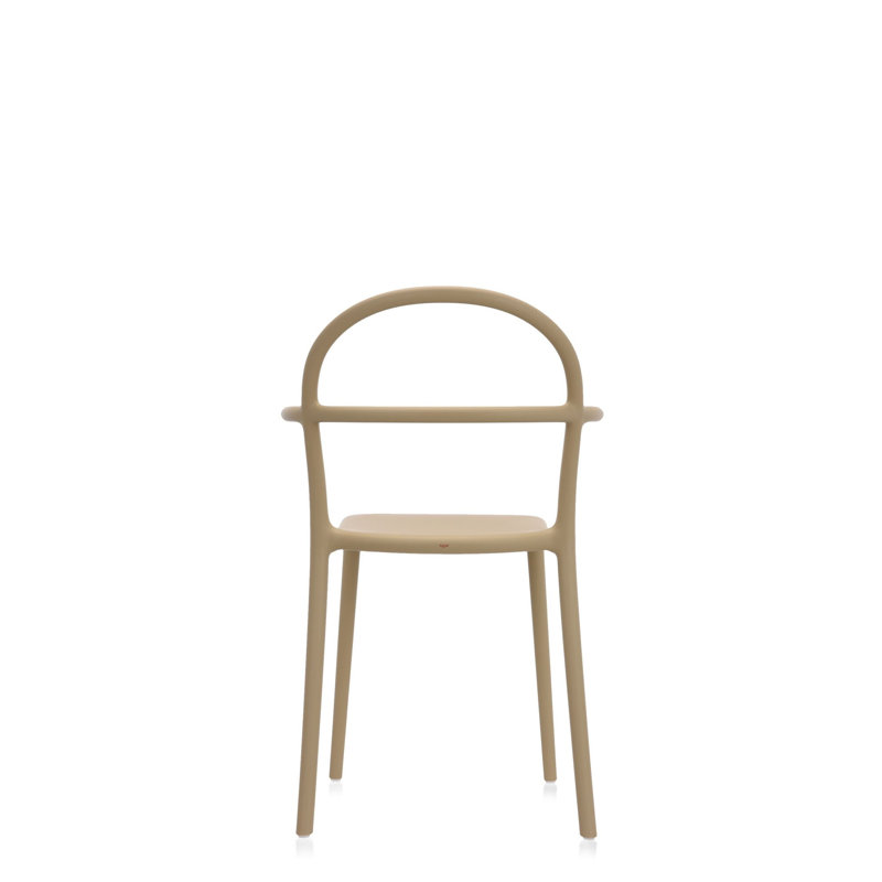 Generic C Arm Chair, Taupe