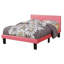 Lit simple tapissier moderne, cadre de lit plateforme-1178879284