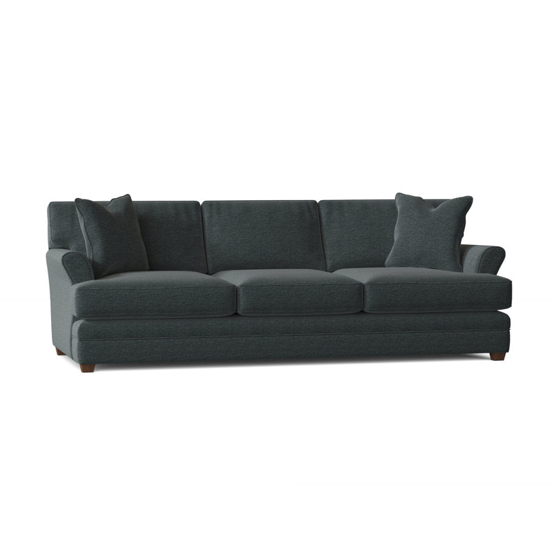 Harriss Upholstered 98'' Sofa, Vault Aegean