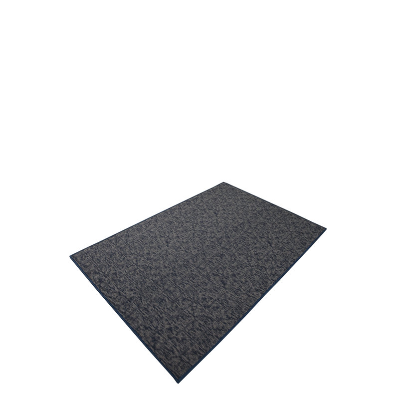 Tapis décoratif Furnish My Place - imprimé géométrique délavé bleu marine, Tapis de couloir de 8 pi x 20 pi