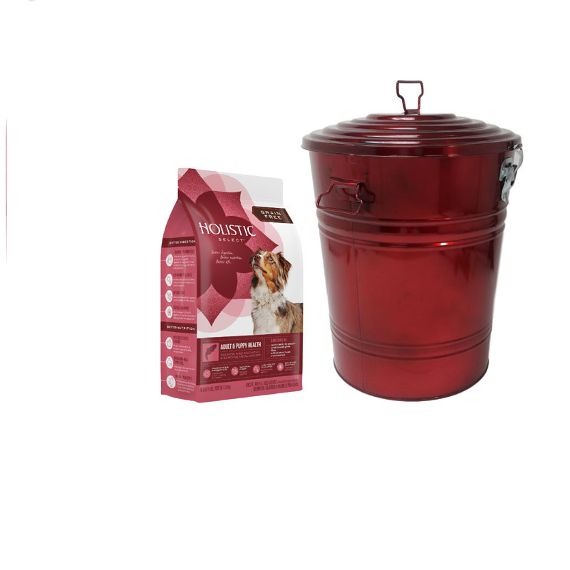 Bac de recyclage en acier émaillé galvanisé, H 22 po x l 15 po x P 15 po, Pomme glacée