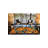 Floral Orange Patterned Washable Carpet-942084879