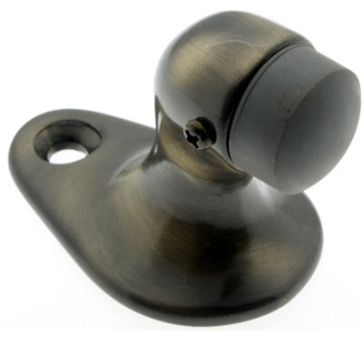 Gooseneck Solid Brass Floor Mount Stop