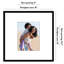  Cadre photo 18 x 18 - Utiliser comme cadre 8,5 x 11 avec passe-partout ou cadre 18 x 18 sans passe-partout - Cadre photo mince avec plexiglas poli - Noir-1657676144-1657676154