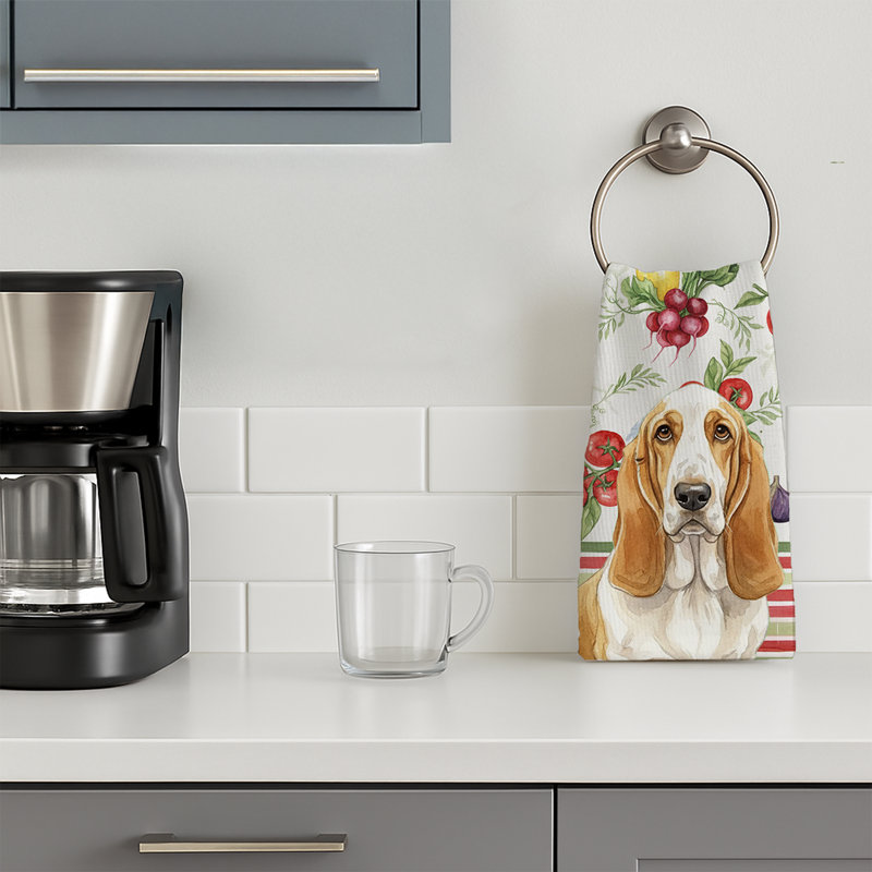 Torchon citron et blanc Basset Hound, Lemon/White Basset Hound
