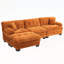 Canapé modulaire en L à assise profonde
