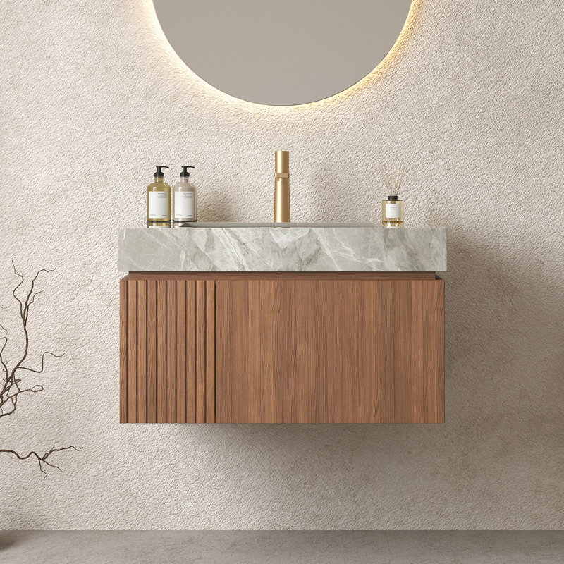 Meuble-lavabo avec lavabo 30 po MURI, Chêne, 30"
