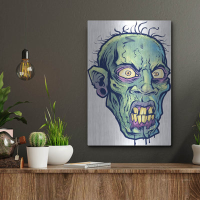 " Zombie Pattern Head 07 " by Flyland Designs