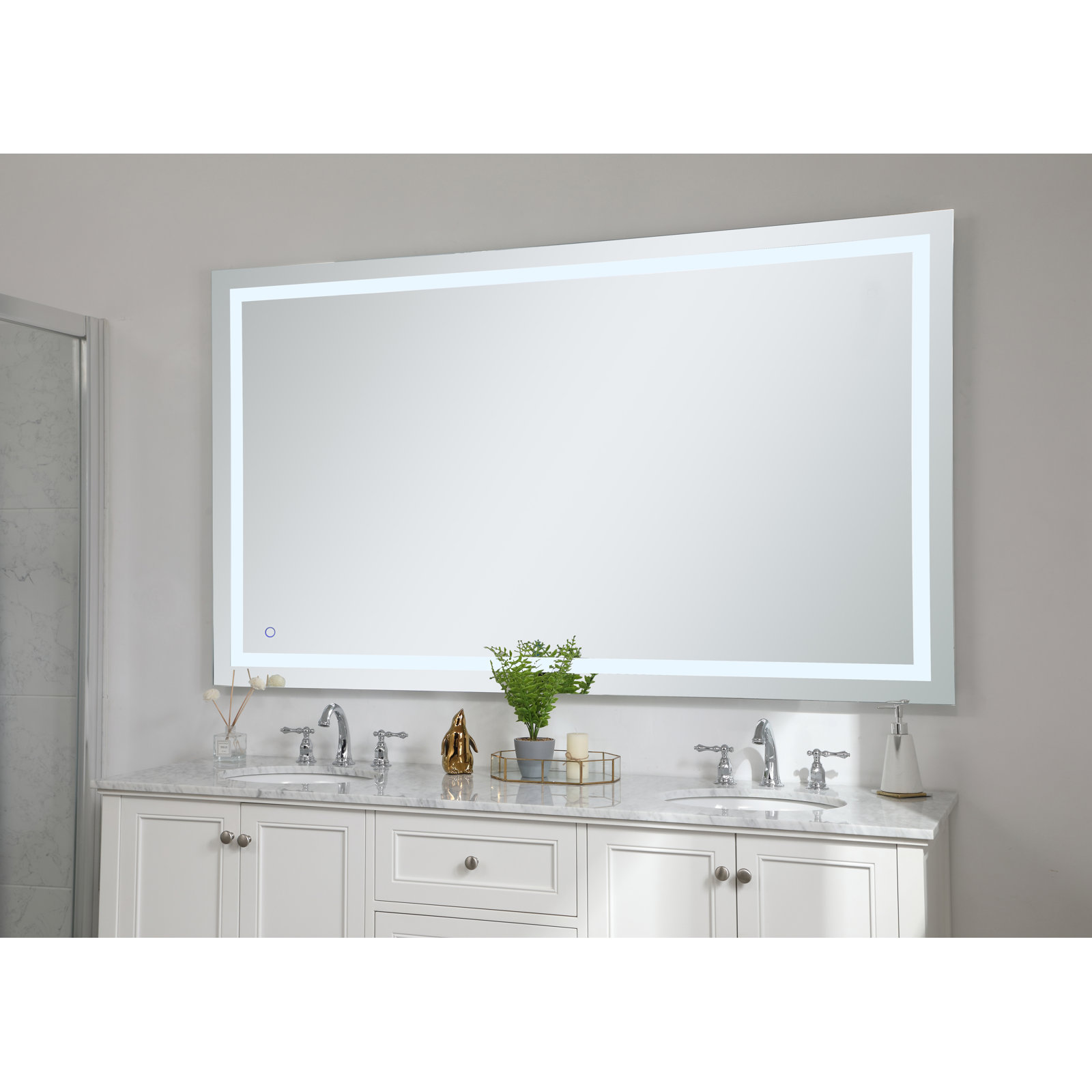 Scoles 42" Mirror, 42" H x 72" W x 1.93" D