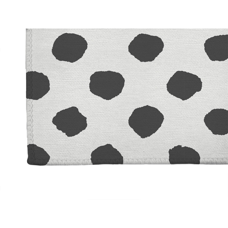 Tapis d'extérieur à gros pois antidérapant, Tapis de couloir 2 pi 6 po x 8 pi