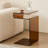 Glass Nightstand,side Table,s-shaped End Table For Living Room,bedside Table For Bedroom-501293903