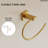 Wall Mounted Stainless Steel Bathroom Towel Ring-128489643