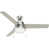 Brushed Nickel with Silver Blades