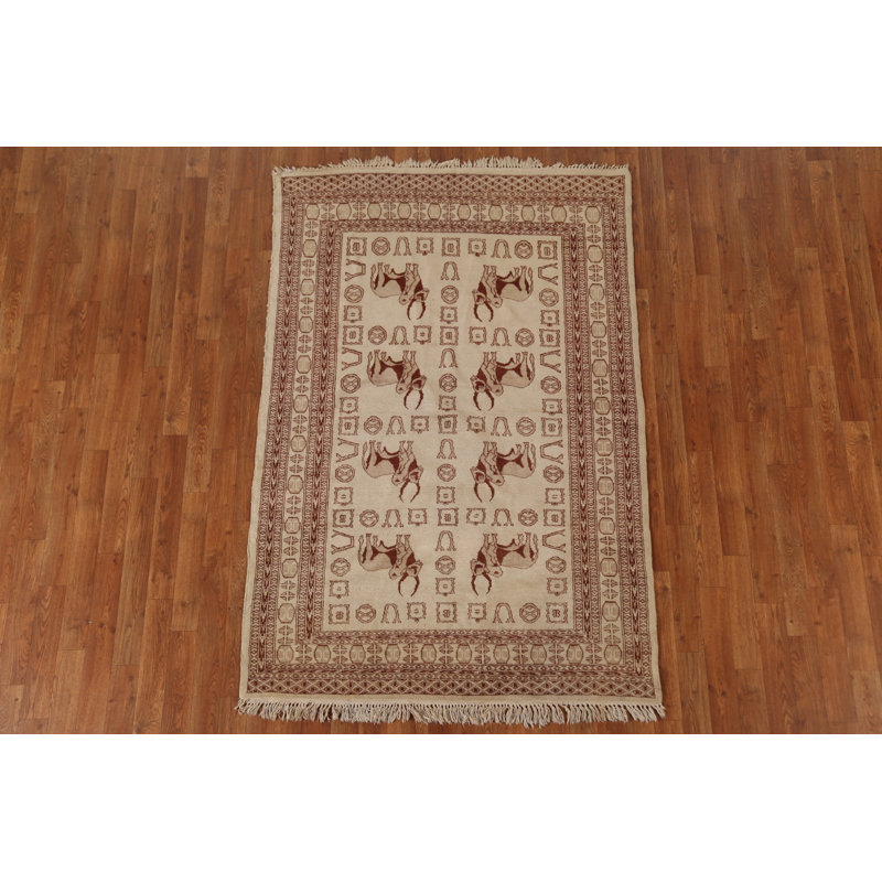 Tapis Bokhara à motif animalier 4X6