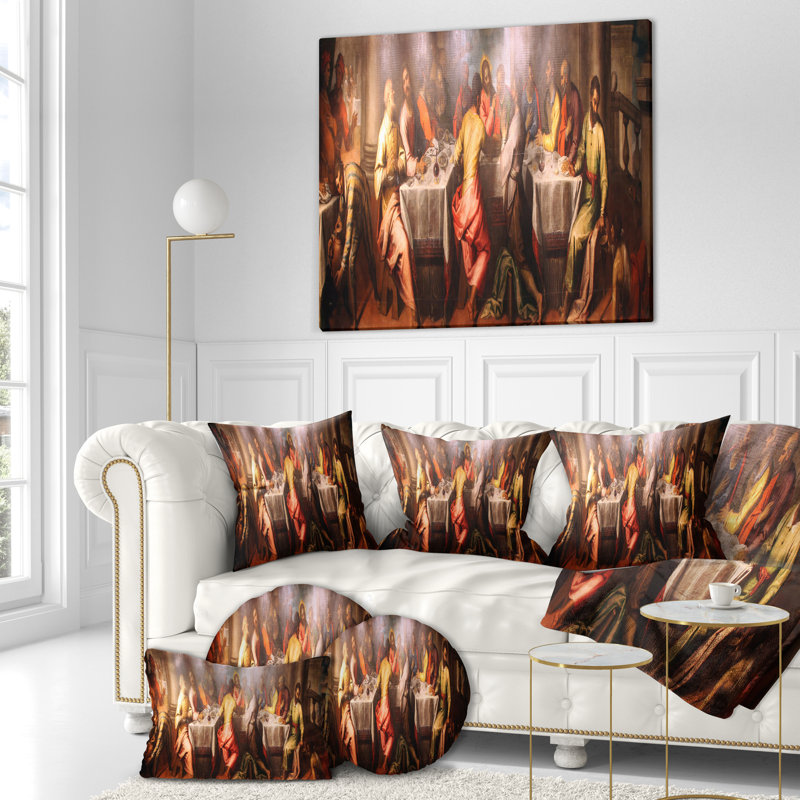 « leonardo de vinci »-cène classique-impression d’art graphique sur toile tendue, H 30 po x l 40 po x P 1,5 po