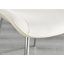 Tierra Modern Chrome Metal & Glass Round Dining Table Set with 6 Luxury Faux Leather Chairs-81848131-81848130
