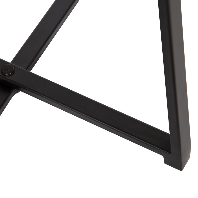 Larzelere End Table, Black, Brown