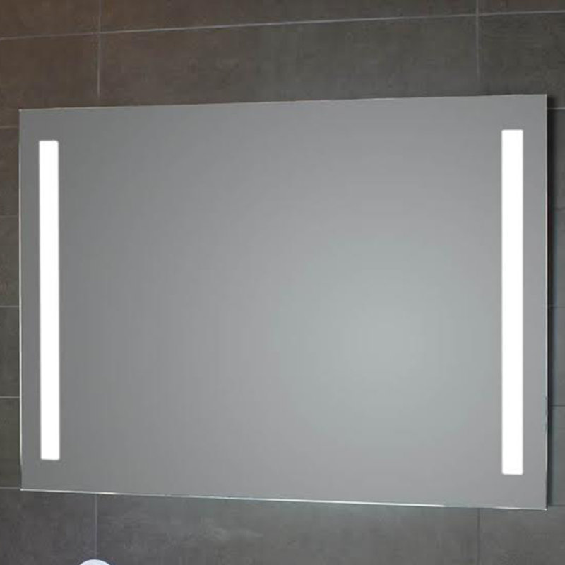 T5 Flat Lighted Wall Mirror, 23.6" H x 39.4" W