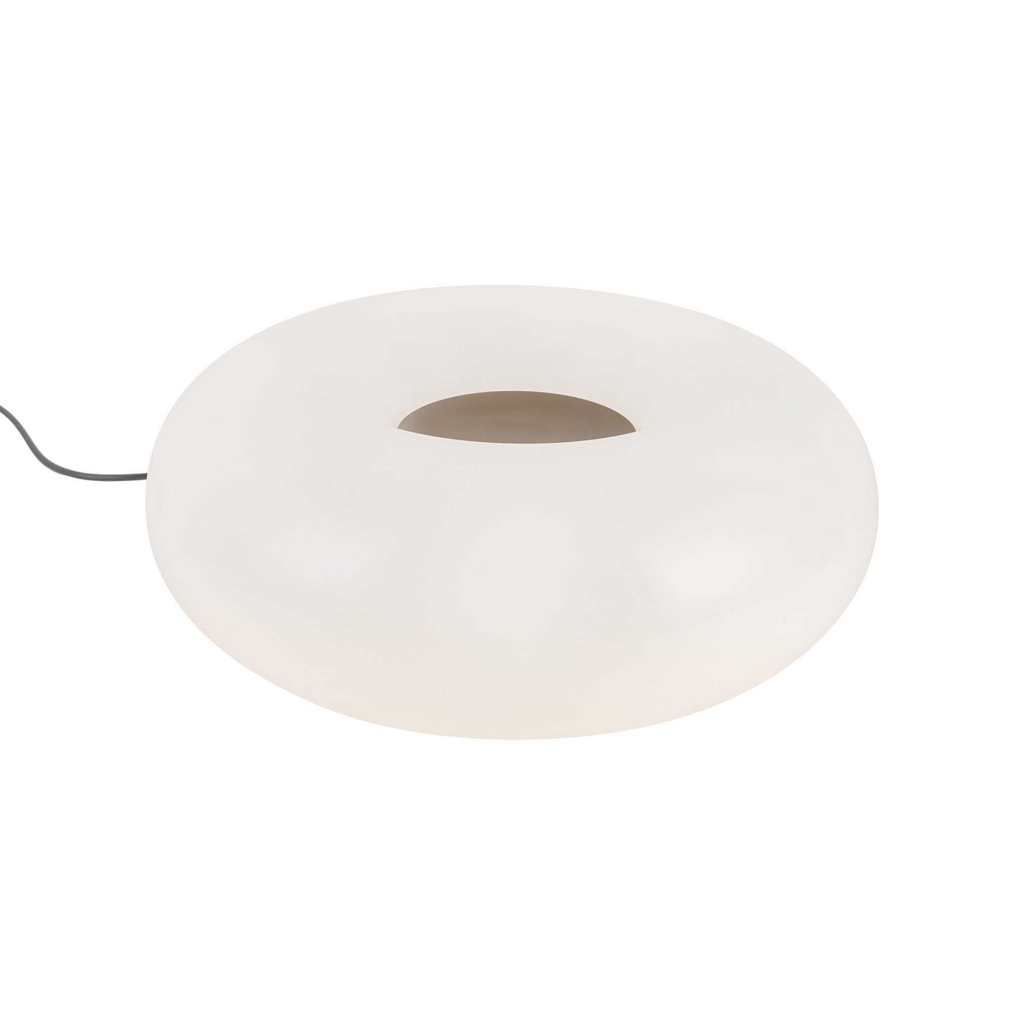 Nimbus 12-In Opal Glass LED Table Lamp, Vintage Brass