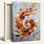 Automne tourbillon, reproduction d'art sur toile, ensemble de 1