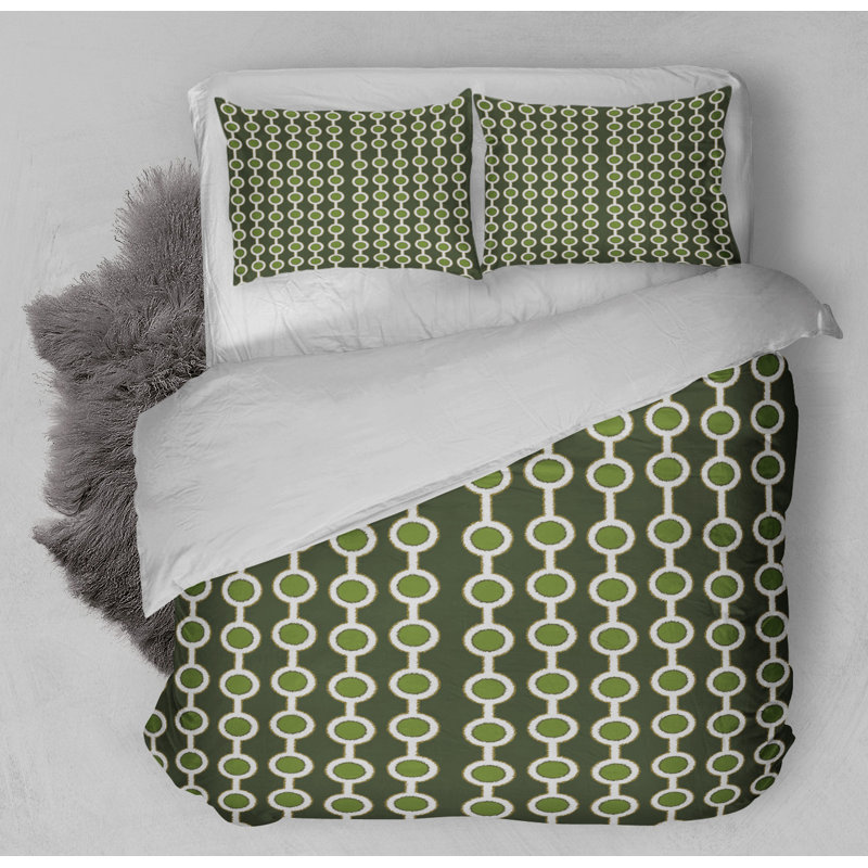 Polyester Channel Geometric Shapes Comforter, King Comforter + 2 King Pillowcases