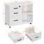 3 -Drawer 2- Shelf Mobile Filing Cabinet-1709552082