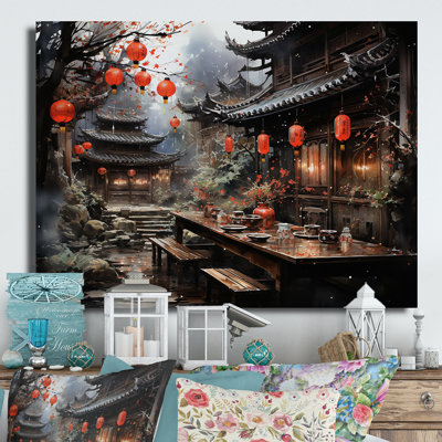 " China Art Red Lantern I "