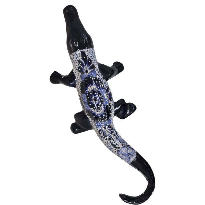 Figurine murale en crocodile grande taille 
