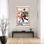 «Retro Jazz Festival», reproduction d'art rétro rétro-129964831