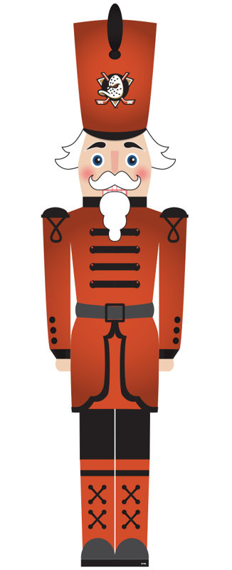Anaheim Ducks 46" Nutcracker Leaner