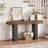 63" Console Sofa Table with Charging Station, Narrow Entryway Table-1473965310