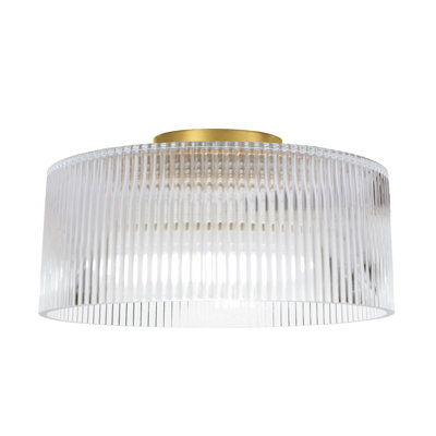 Neamiah 1 Light 11.75" Dia.Flush Mount