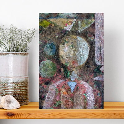 Contemporary Art Colorful Geometric Abstract Portrait Wall Art