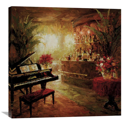 Illuminated Lounge' by Foxwell Painting on Wrapped Canvas